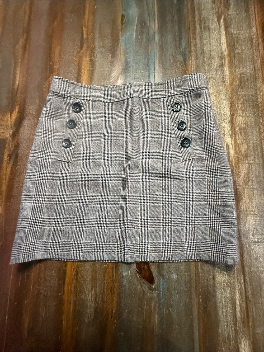 Banana Republic Women’s Size 6 Fully Lined Wool Plaid Mini Skirt EUC